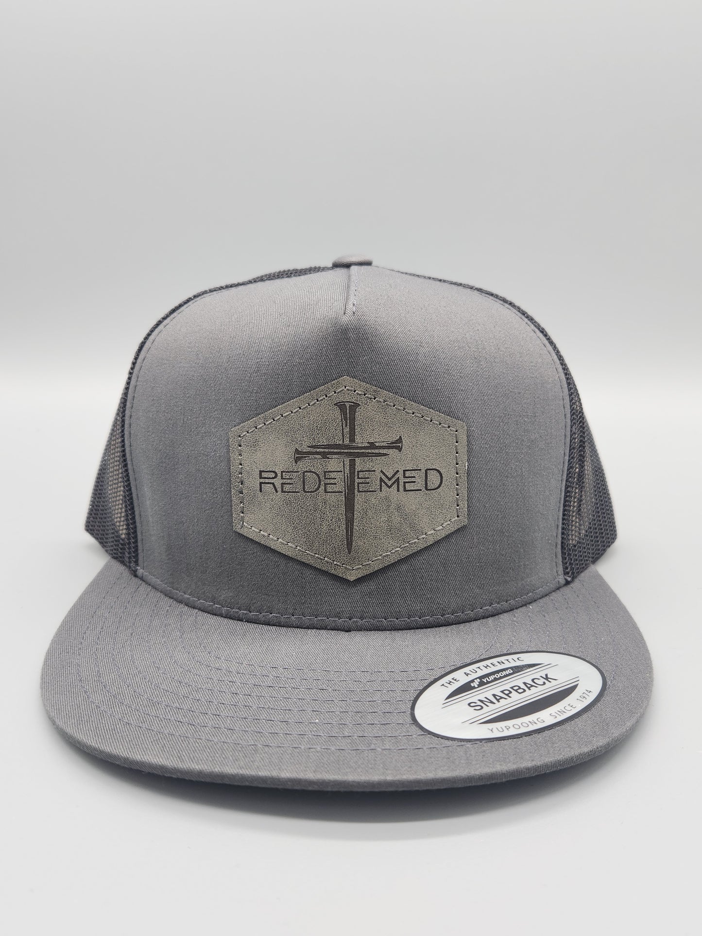 Snap Back Hat Black and Gray