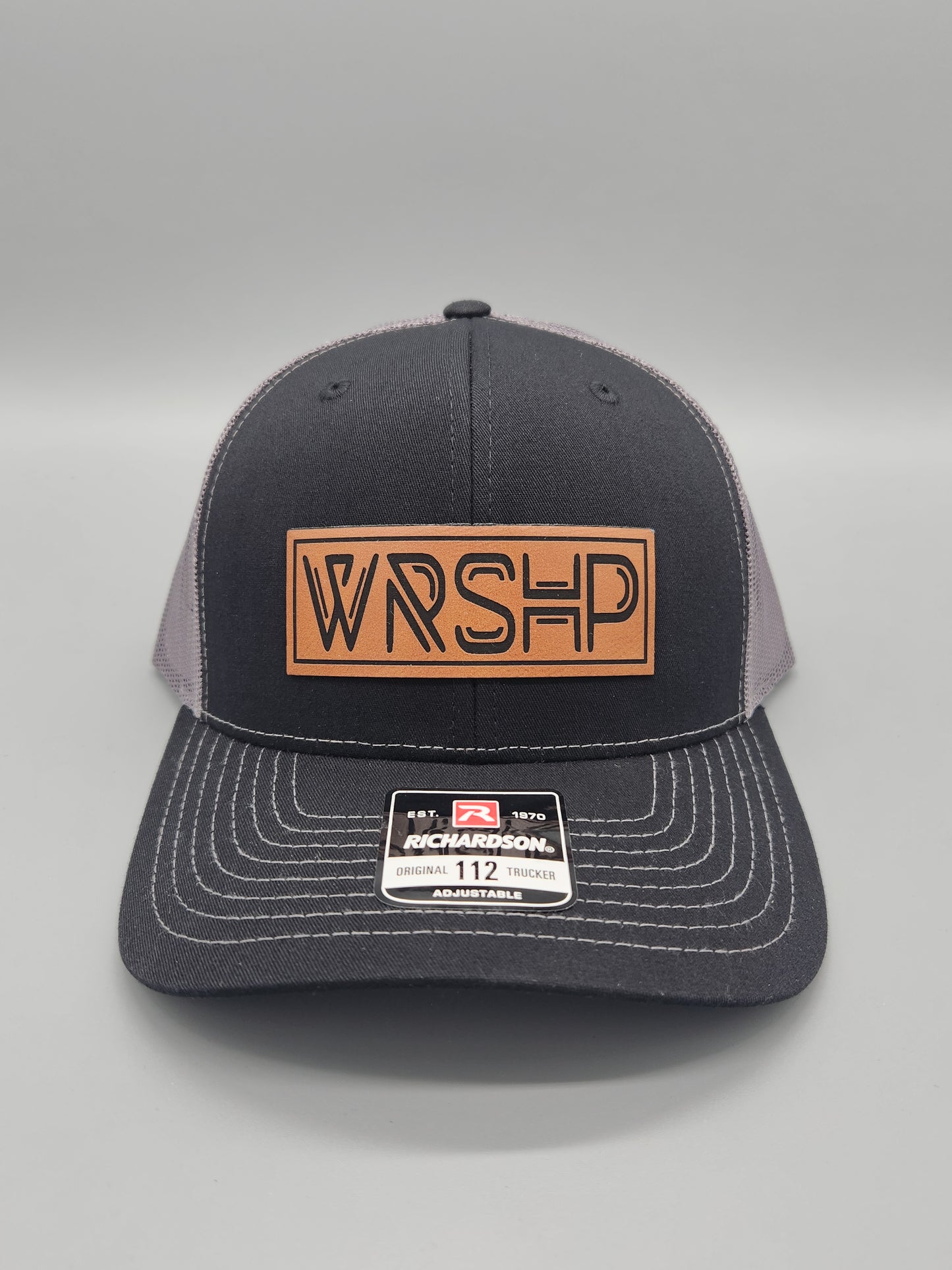 Snap Back Hat Black and Gray