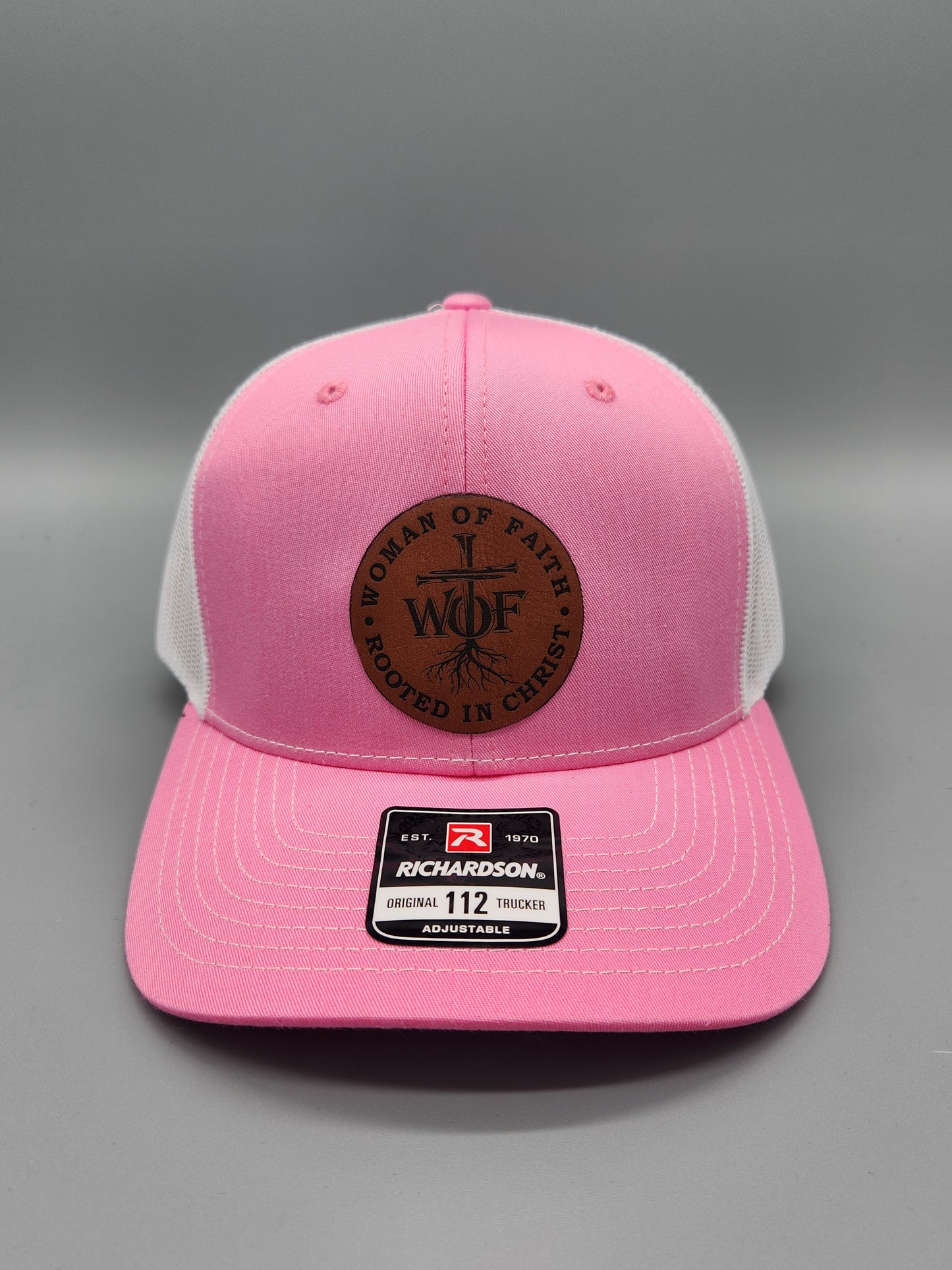 Snapback Pink and White
