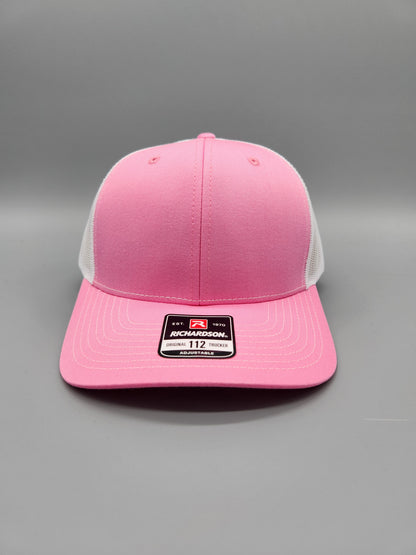 Snapback Pink and White