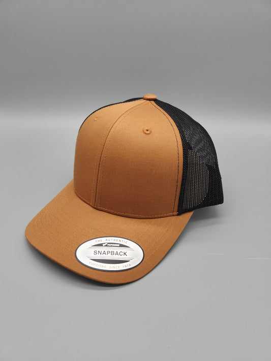Snapback Tan and Black